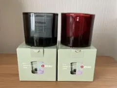 イッタラ×マリメッコ　kivi キャンドルホルダー2個