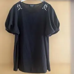 Sonia Rykiel 黒 プルオーバー ビジューカットソーのサムネイル