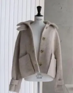 maison de R　メゾンドアール　フラフィブルゾン　ネイビー maison de R メゾンドアール フラフィブルゾン ネイビー maison