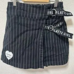 ピンクラテ ストライプハーフパンツ