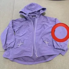 BeBe フード付きパープルジャケット 140