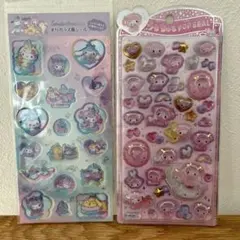 正規品　すりガラス風シール　うるちゅるポップシール　マイメロ　サンリオ　シール
