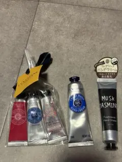 【未使用】ロクシタン ハンドクリーム4本＋MUSK JASMINE まとめ売り