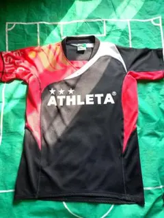 ATHLETA 　アスレタ　ウエア　プラシャツ　ゲームシャツ　赤　M