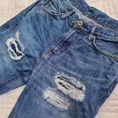 Heart Market ダメージ加工　 デニムパンツのサムネイル