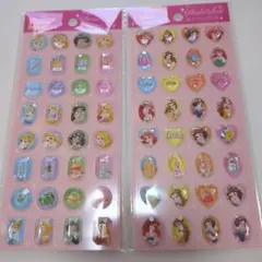 ディズニー　プリンセス　ストーンシール　アリエル　ベル　ラプンツェル　セリア