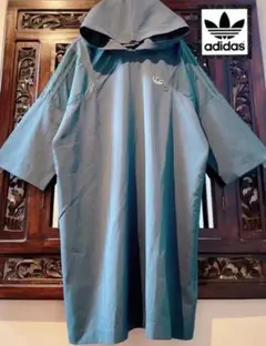 アディダス ローラ着 グリーン シースルー ワンピース Tシャツ ジャージ 緑