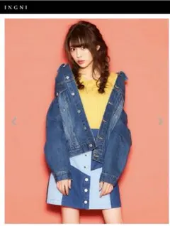 イング　パッチワーク　ミニスカート