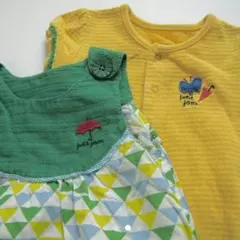 petit jam プチジャム　カバーオール・チュニック2点セット　セットアップ