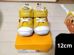 ムーンスター　moonstar 12cm マスタードイエロー ベビーシューズ
