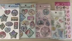 ディズニーキャラクター トイストーリー　ウォーターシール　５点