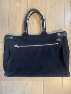美品PORTER ポーター トートバッグ ネイキッド キャンバス A4