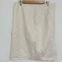 Calvin Kleinカルバンクライン ラメ入り タイトスカート アイボリーのサムネイル