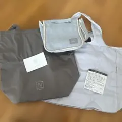 Norganic 厚手トートバッグ　ALBLANC エコバッグ　KEYUCA