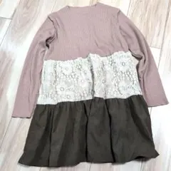 ビーデスビー　切り替えワンピース　120cm