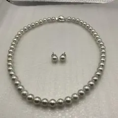 専用　TASAKI 8.5mm アコヤ真珠 スワン留め具 K14WG ピアス