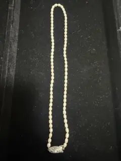 ベビーパールネックレス 約4mm SILVER金具 約40cm