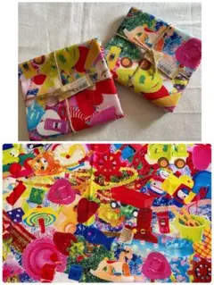 新品 ハンドメイド 手芸に カラフルゆめ可愛い原宿系カットクロス110×50cm