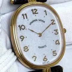 希少/美品 UNIVERSAL GENEVE 腕時計 ゴールド クォーツ 稼働品のサムネイル