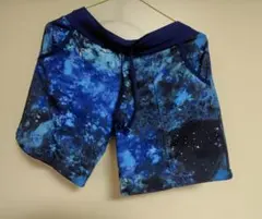 ミカランセ mikano ミカノ ミディアムパンツ 幻想的ブルー