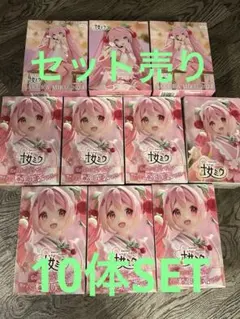 桜ミク和風喫茶7ぬーどるストッパー2024 3体