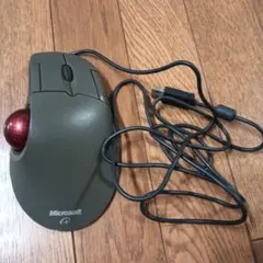 トラックボール オプティカル マイクロソフト 有線 マウス 右手 親指用