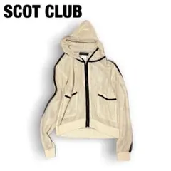 【全品30%OFF】 SCOT CLUB メッシュニットパーカーカーディガンのサムネイル
