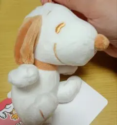 PEANUTS スヌーピー ぬいぐるみ マスコットSNOOPY薄茶色