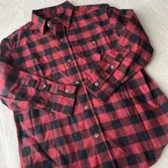 値下げ　ポロ ラルフローレン長袖シャツ サイズ130 赤チェック