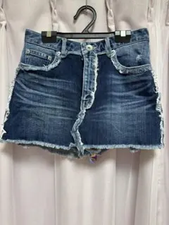 gyda ジェイダ　デニム　スカート　ライクショートパンツ
