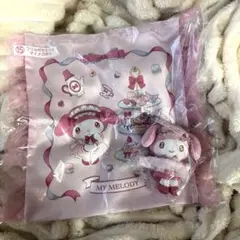 サンリオマイメロディフリル付きトートバッグ&キーホルダー