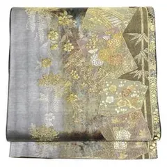 V1259 ●高級 正絹 六通 袋帯