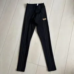 【訳あり】adidas 3本ライン ブラックパンツ XSサイズ