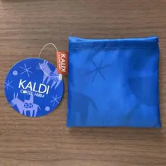 KALDI カルディ エコバッグ Helpers ブルー