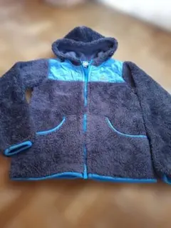 CHUMS フリースジャケット グレー/ブルー　XSサイズ