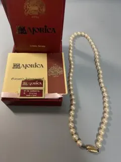 MAJORICA マジョリカ ネックレス 7mm 45cm ケース 保証書付