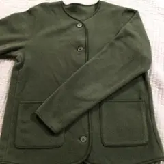 フリースカーディガン