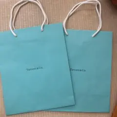 Tiffany & Co. ショッピングバッグ ティファニーブルー2枚セット