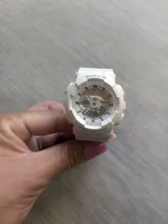 Baby-G ホワイト アナログ/デジタル時計