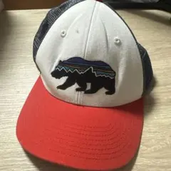 キッズ　Patagonia パタゴニア メッシュキャップ きつね