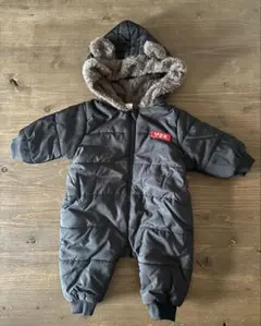 ベビー フード付き アウター ジャンプスーツ ロンパース