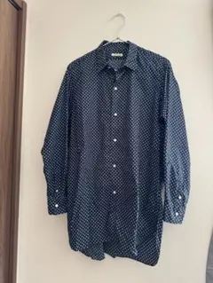 ENGINEERED GARMENTS ネイビー・ドット シャツジャケット XL ENGINEERED GARMENTS ネイビー・ドット シャツジャケット XL - メルカリ