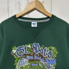 00s ラッセル ミズーリ大学 St. Pat's 蛇 ヘビ 前V スウェット