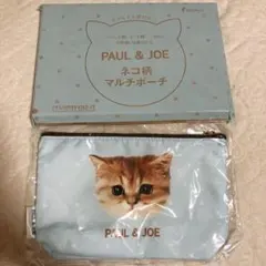 新品 未開封 ポール&ジョー PAUL & JOE マルチポーチ 猫 ヌネットのサムネイル