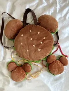 ハンバーガー型ミッキー耳バッグ ミッキーバーガーシェイプ☆東京ディズニーランド キャラクター