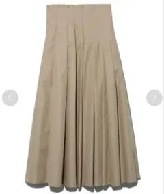 【Mila Owen】ランダムタックハイウエストフレアスカート