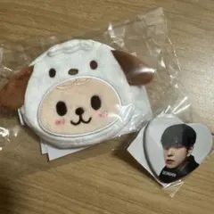 SKZOO×SANRIO 缶バッチポーチ PuppyM x POCHACCO