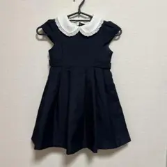 petit main ネイビー ワンピース 110