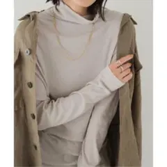 JOURNAL STANDARD ヌーディテレコハイネックプルオーバー トップス