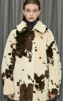 ZARA アニマルプリント フェイクファーショートコート L 新品 - メルカリ